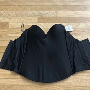 Black Strapless Shapewear Corset